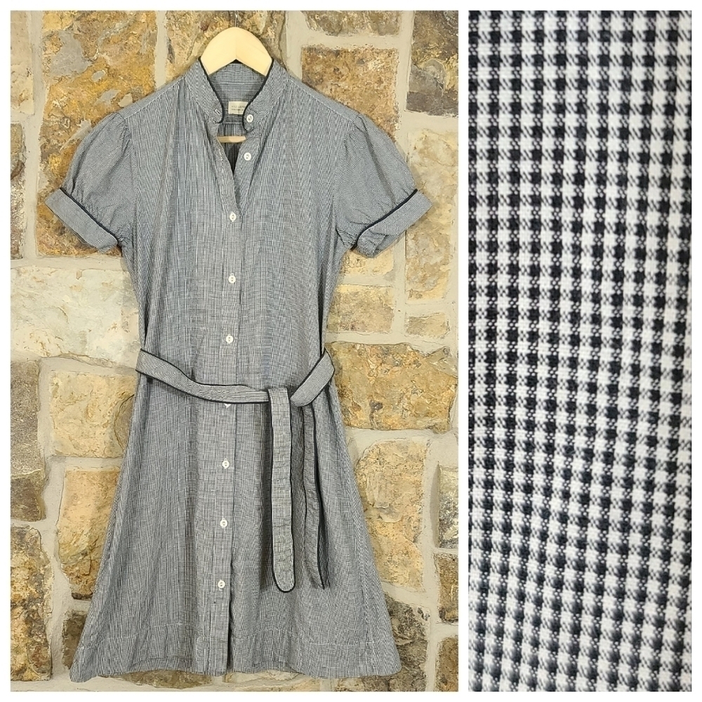 Nili Lotan XS Houndstooth Plaid Checked Dress